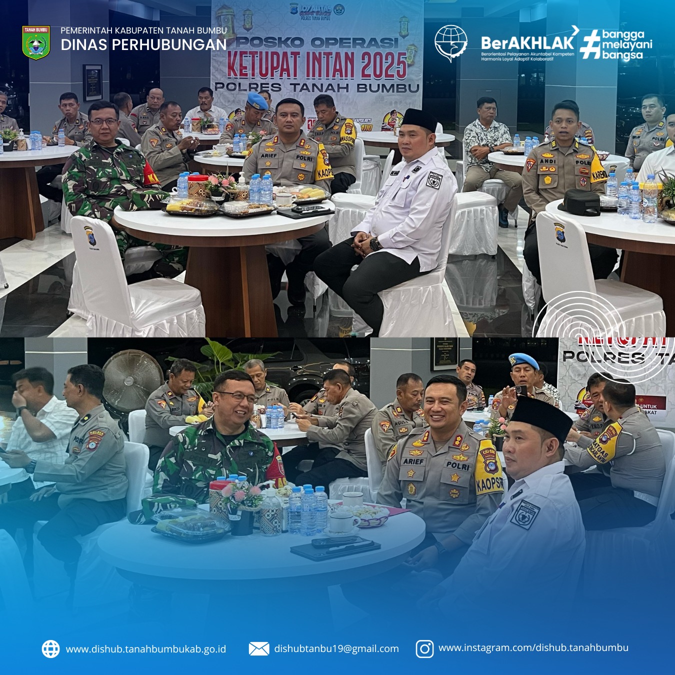 Menghadiri Undangan Video Conference Pemantauan Malam Takbiran