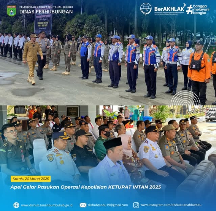 Apel Gelar Pasukan Operasi Kepolisian KETUPAT INTAN 2025
