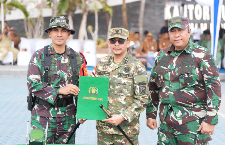 Bupati Andi Rudi Latif Buka TMMD ke-130 Tahun 2026 di Tanah Bumbu